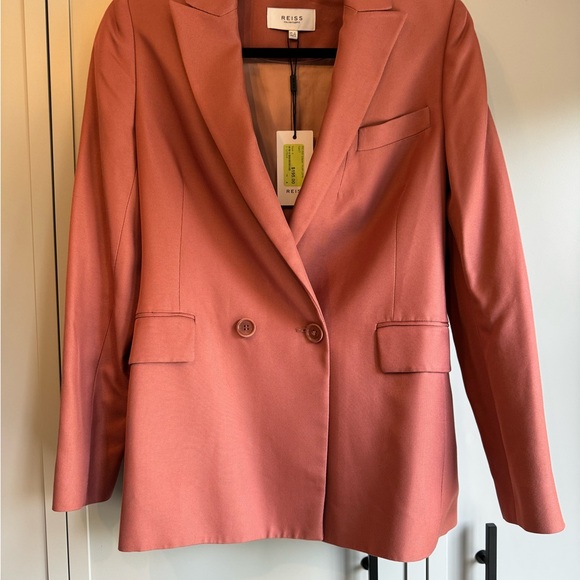 Warm coral Reiss blazer - Picture 2 of 8